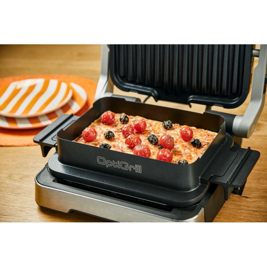 Tefal - Gril de contact OPTIGRILL 2100W/230V chrome mat