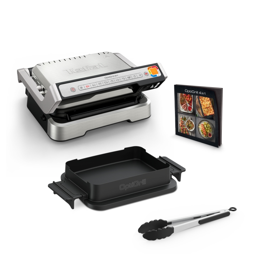 Tefal - Gril de contact OPTIGRILL 2100W/230V chrome mat