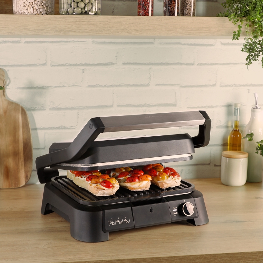 Tefal - Gril de contact SUPERGRILL 4 en 1 2000W/230V