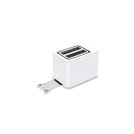Tefal - Grille-pain à deux compartiments SENSE 850W/230V blanc
