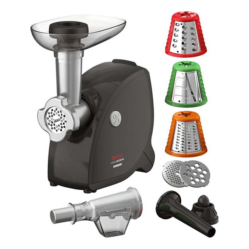 Tefal - Hachoir à viande 9en1 2000W/230V noir