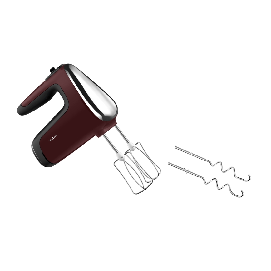 Tefal - Handmixer POWERMIX 600W/230V rood