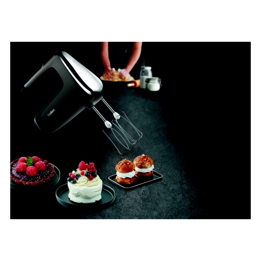 Tefal - Handmixer POWERMIX SILENCE 600W/230V zwart/grijs