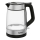 Tefal - Ketel GLASS 1,7l 2200W/230V zwart/roestvrij