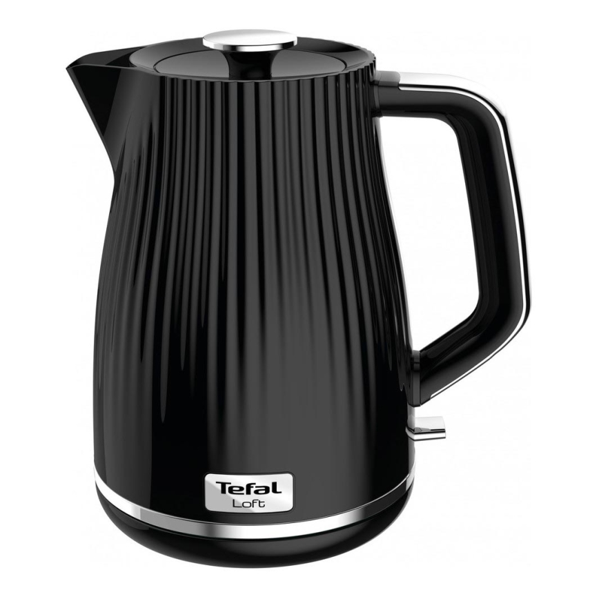 Tefal - Ketel LOFT 1,7 l 2400W/230V zwart