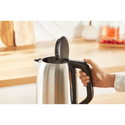 Tefal - Ketel SUBITO 1,7l 2400W/230V roestvrij/zwart