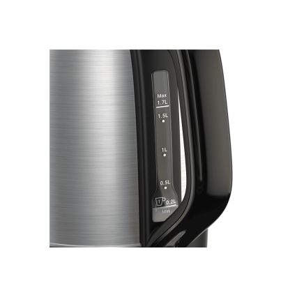 Tefal - Ketel SUBITO 1,7l 2400W/230V roestvrij/zwart