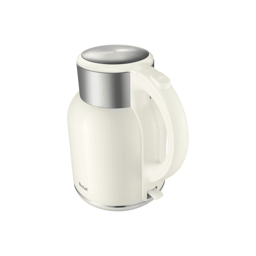 Tefal - Ketel THERMO PROTECT XL 1,9l 1650W/230V roestvrij/wit