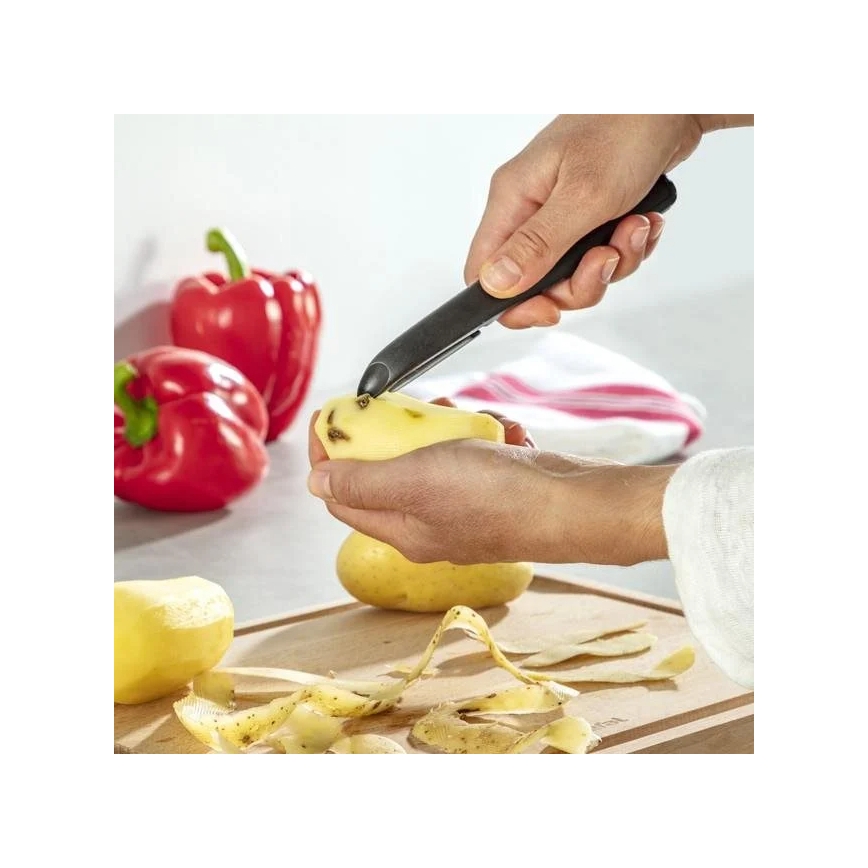Tefal - Keuken dunschiller COLORFOOD 17 cm zwart