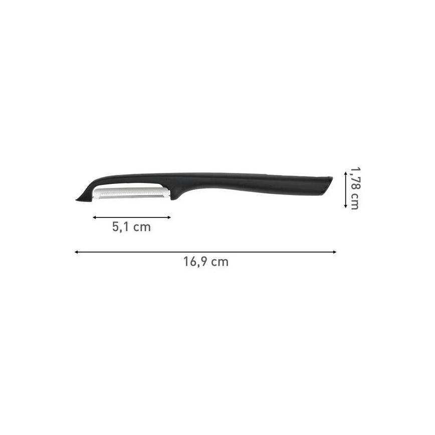 Tefal - Keuken dunschiller COLORFOOD 17 cm zwart