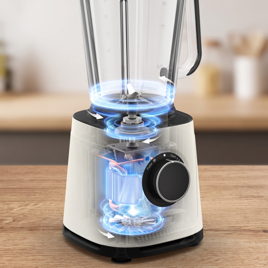 Tefal - Keukenblender 2 l PERFECTMIX ESSENTIAL 1200W/230V wit