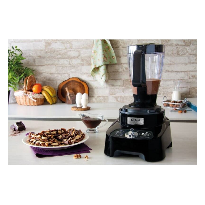 Tefal - Keukenrobot DOUBLE FORCE 1000W/230V zwart