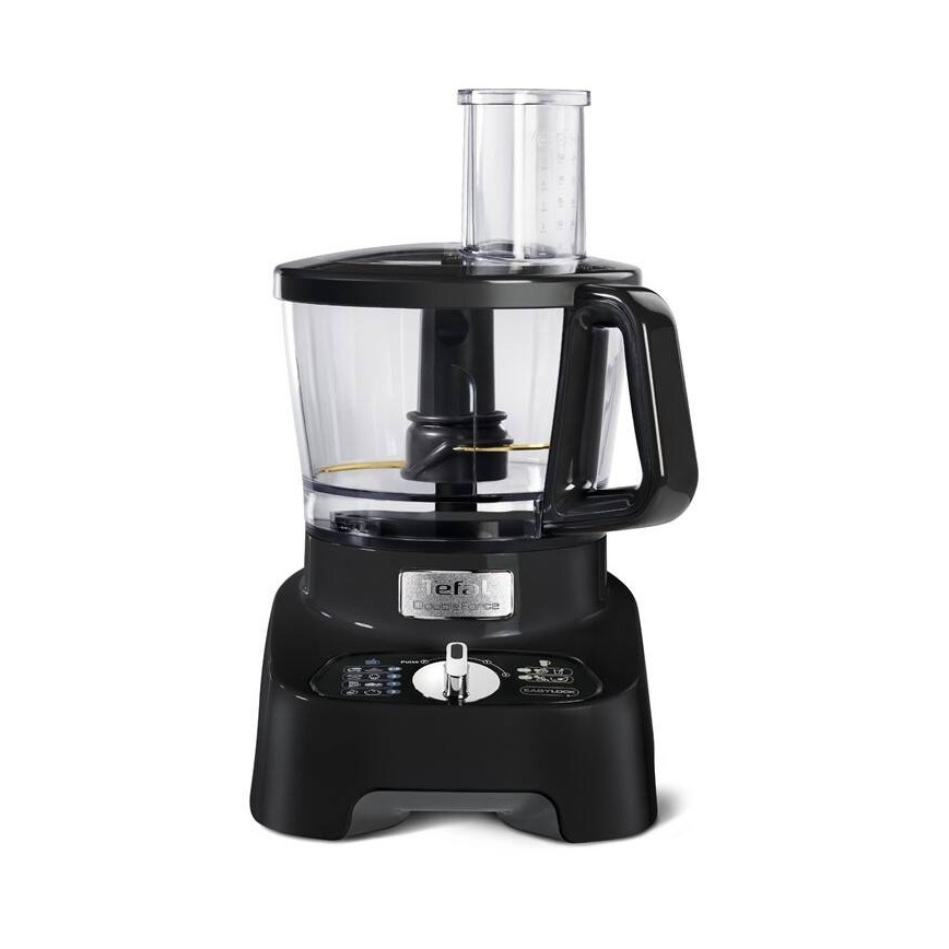 Tefal - Keukenrobot DOUBLE FORCE 1000W/230V zwart