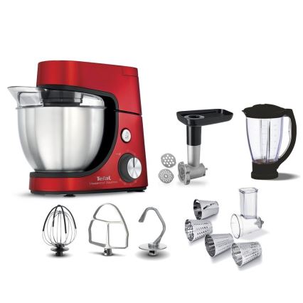 Tefal - Keukenrobot MASTERCHEF GOURMET 1100W/230V rood
