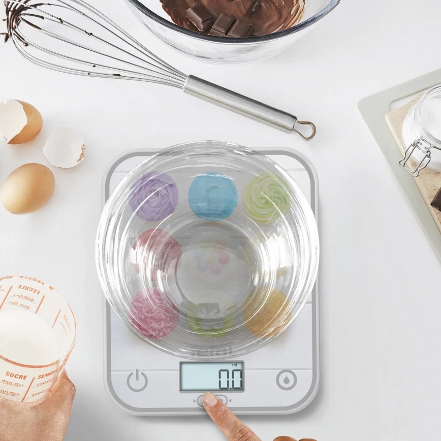 Tefal - Keukenweegschaal OPTISS 2xAAA kleurrijk