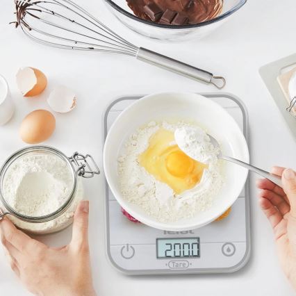 Tefal - Keukenweegschaal OPTISS 2xAAA kleurrijk