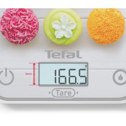 Tefal - Keukenweegschaal OPTISS 2xAAA kleurrijk