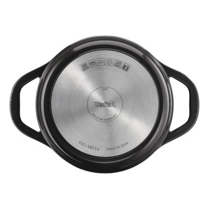 Tefal - Kookpan met deksel AIR 20 cm antraciet