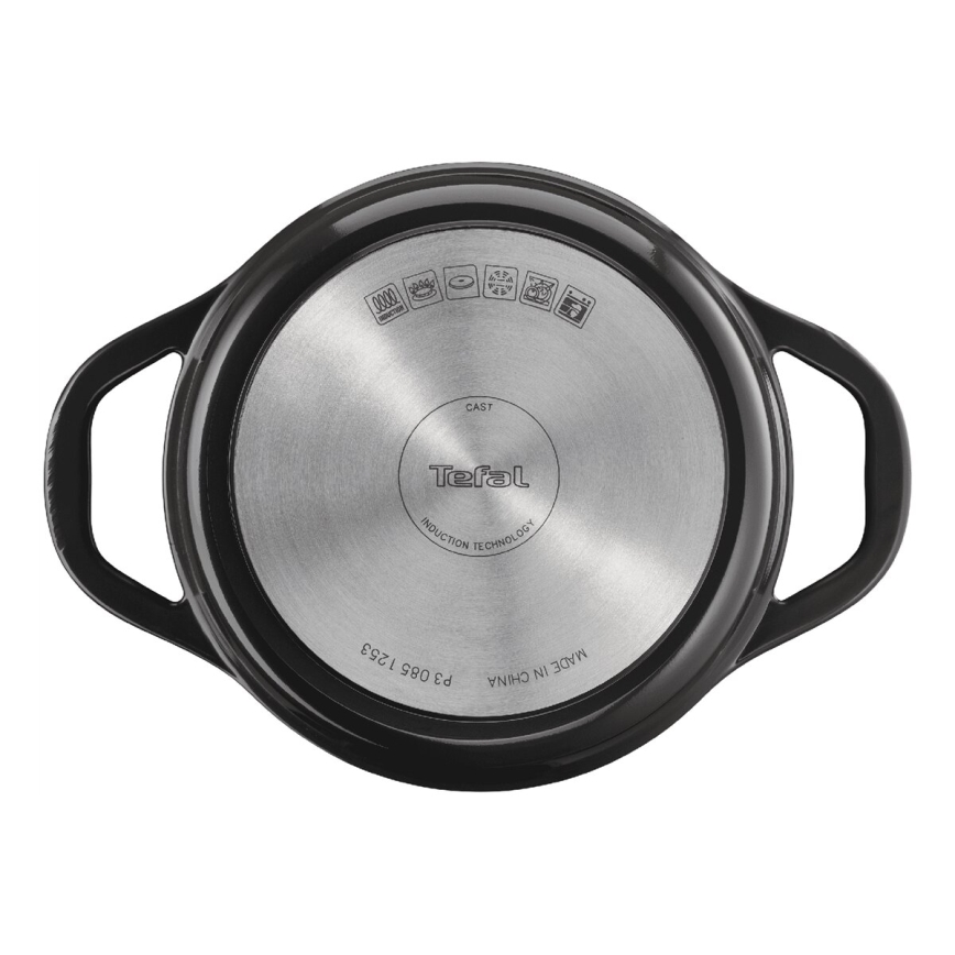 Tefal - Kookpan met deksel AIR 20 cm antraciet
