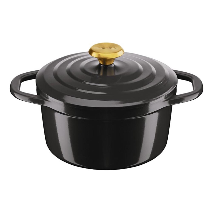 Tefal - Kookpan met deksel AIR 20 cm antraciet