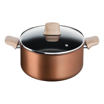 Tefal - Kookpan met deksel RESPECT Ø 24 cm