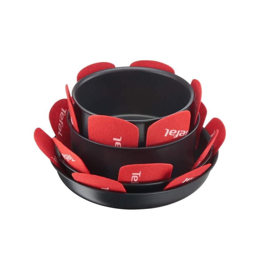 Tefal - Lot de séparateurs de vaisselle 4 pcs INGENIO rouge