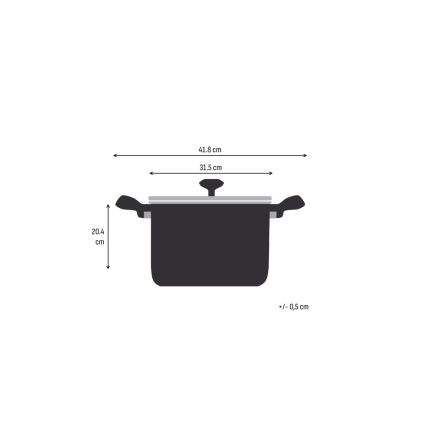 Tefal - Marmite avec couvercle EMOTION+ XL 30 cm