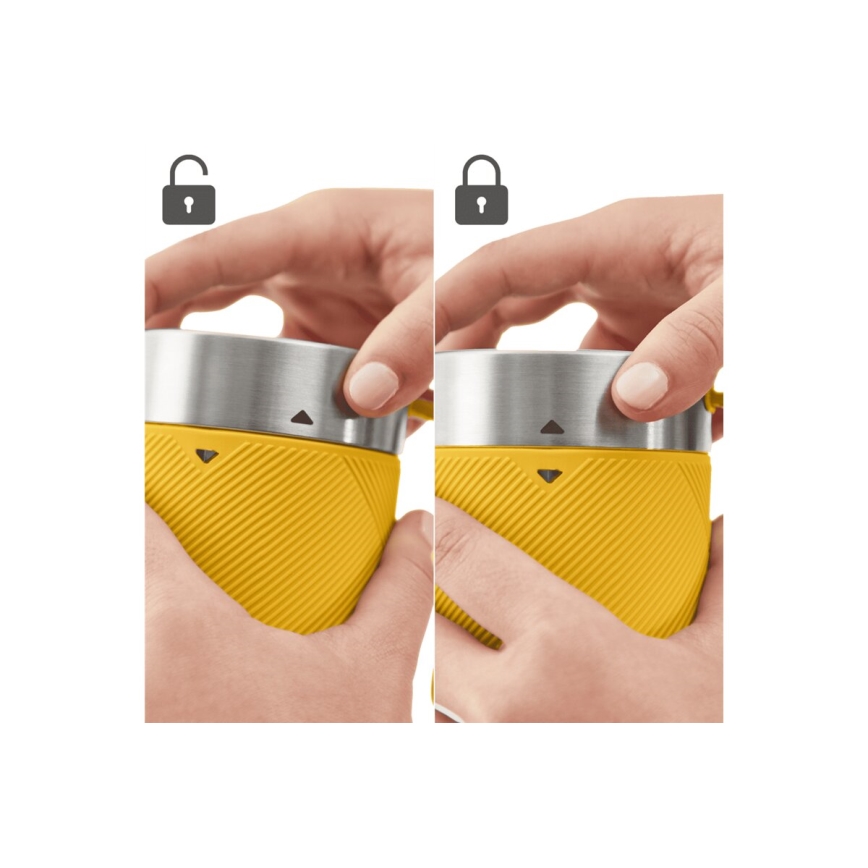 Tefal - Mixeur à smoothie BLENDFORCE 50W/5V 1200 mAh jaune