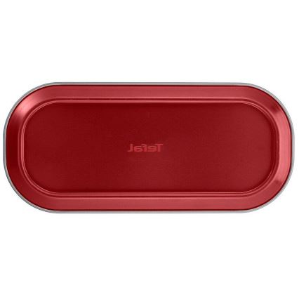 Tefal - Moule à pâtisserie ovale pliable DELIBAKE 30x11 cm rouge