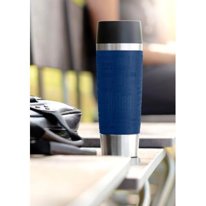 Tefal - Mug de voyage 360 ml TRAVEL MUG acier inoxydable/bleu foncé