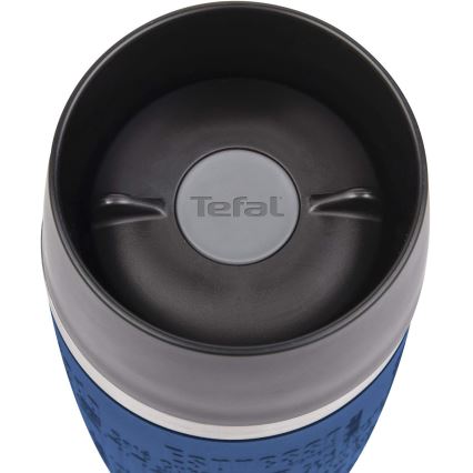 Tefal - Mug de voyage 360 ml TRAVEL MUG acier inoxydable/bleu foncé