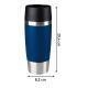 Tefal - Mug de voyage 360 ml TRAVEL MUG acier inoxydable/bleu foncé