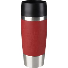 Tefal - Mug de voyage 360 ml TRAVEL MUG acier inoxydable/rouge