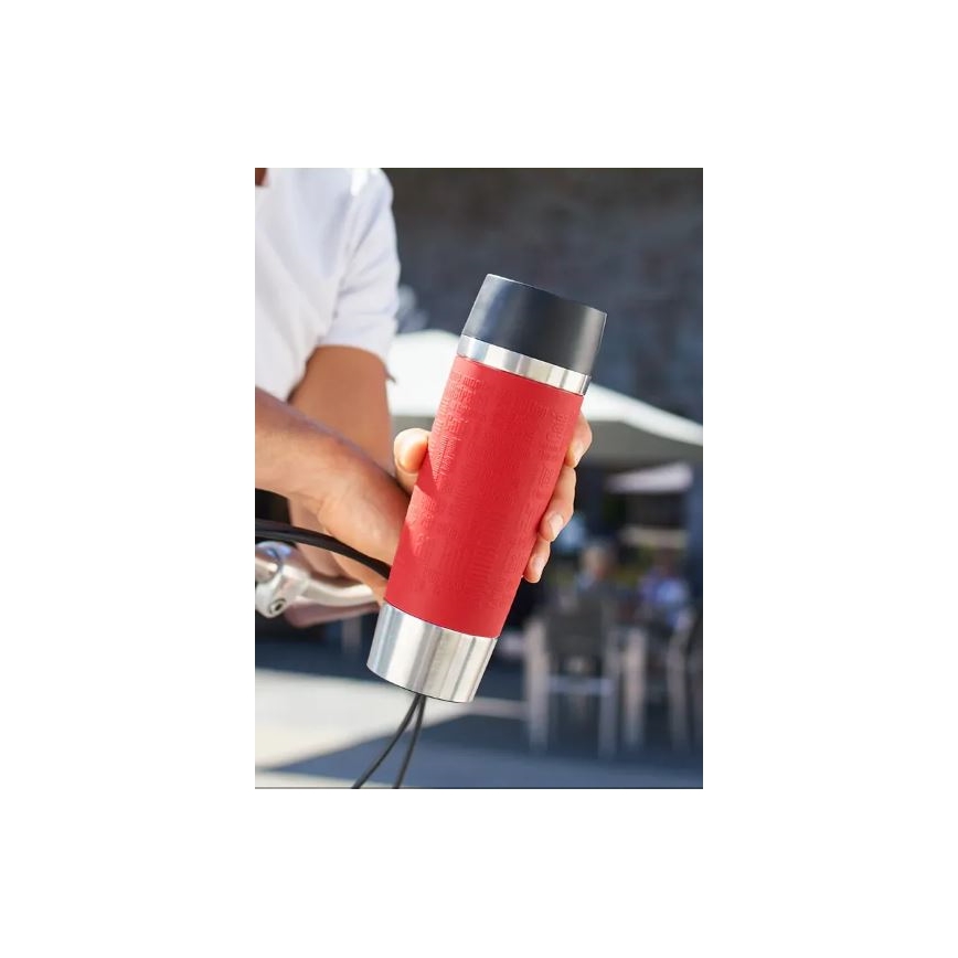 Tefal - Mug de voyage 500 ml TRAVEL MUG acier inoxydable/rouge