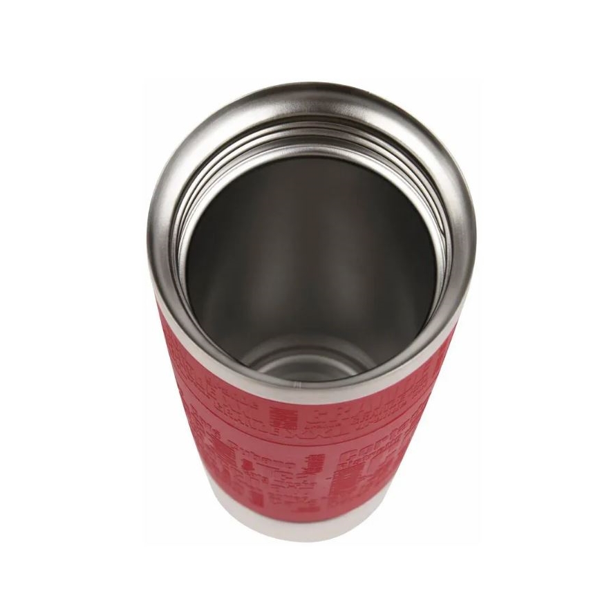Tefal - Mug de voyage 500 ml TRAVEL MUG acier inoxydable/rouge
