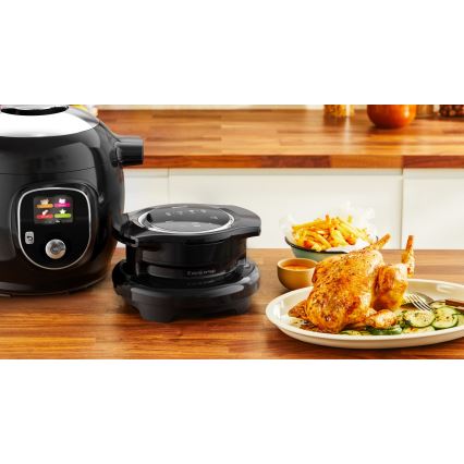 Tefal - Autocuiseur électrique multifonction avec accessoires 6 l 1600W/230V noir