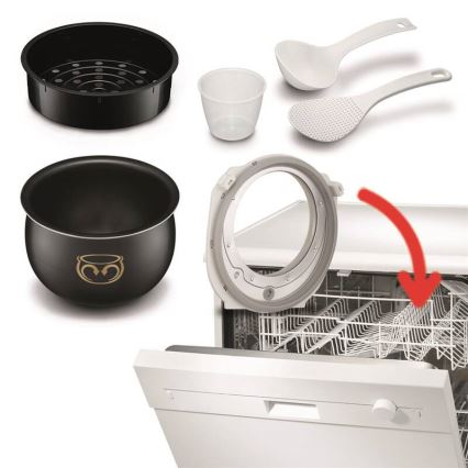 Tefal - Multifunctionele elektrische kookpan FUZZY 750W/230V