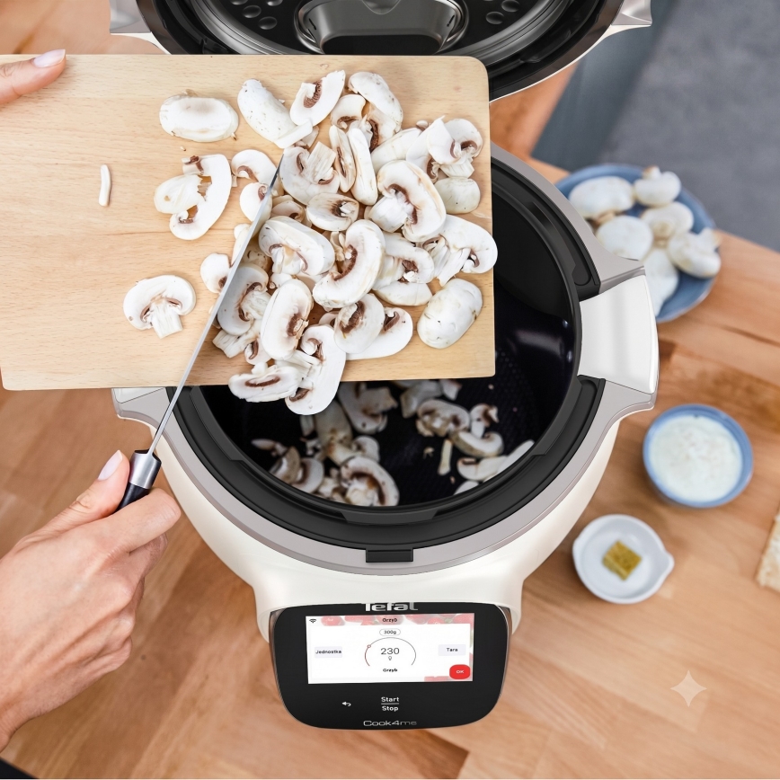 Tefal - Multifunctionele elektrische snelkookpan 6 l COOK4ME TOUCH PRO 1600W/230V