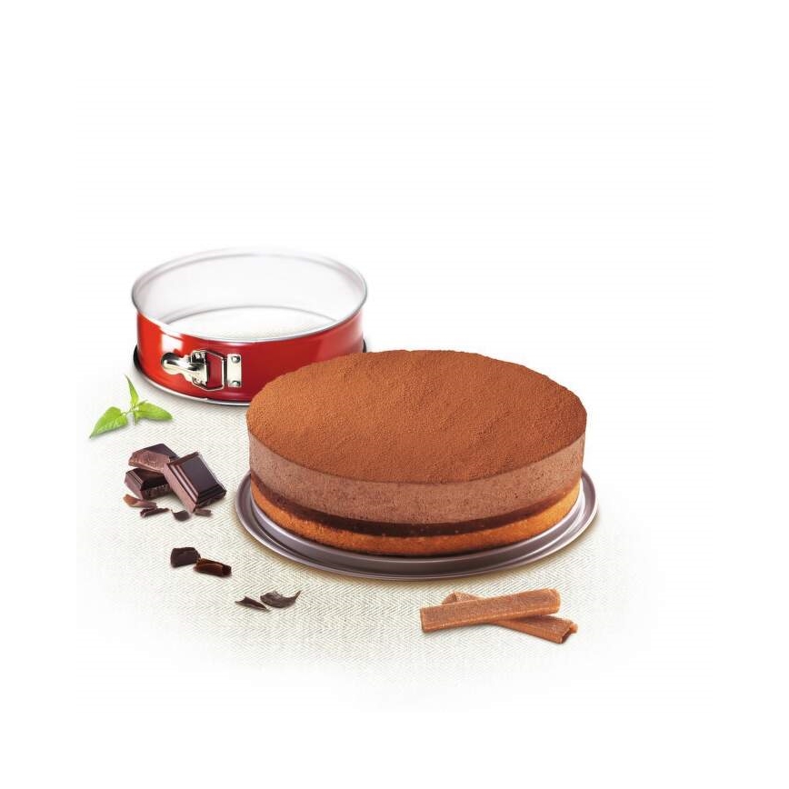 Tefal - Opvouwbare cakevorm DELIBAKE 23 cm rood