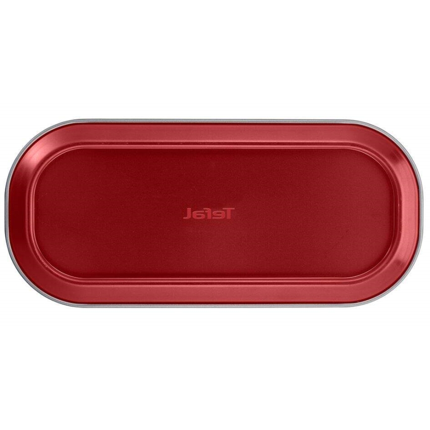 Tefal - Opvouwbare ovale bakvorm DELIBAKE 30x11 cm rood