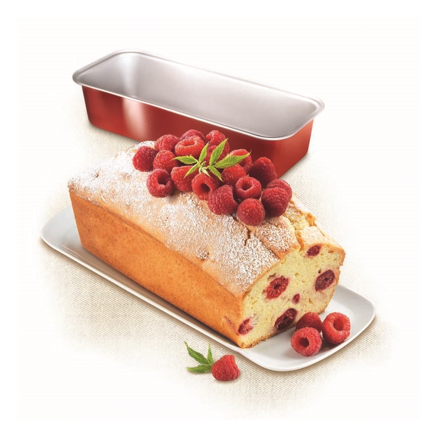 Tefal - Ovale bakvorm DELIBAKE 30 cm rood