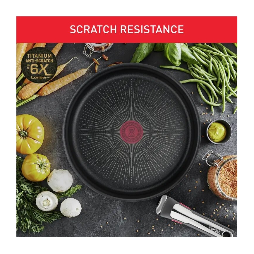 Tefal - Pannenset 13-delig INGENIO PREFERENCE ON roestvrij staal
