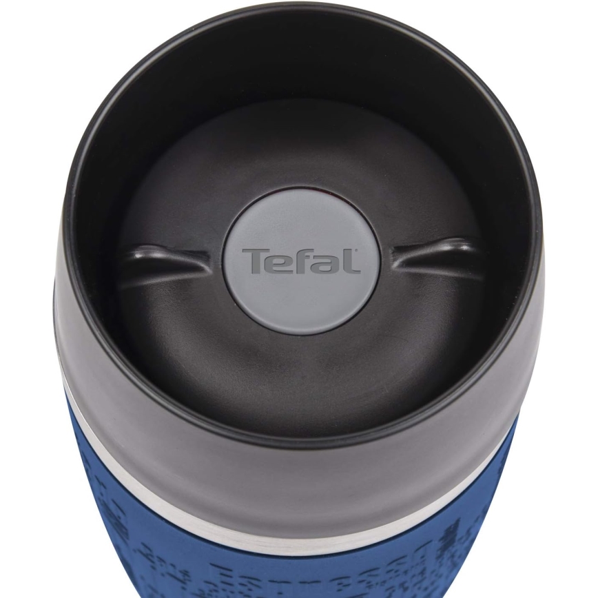 Tefal - Reismok 360 ml TRAVEL MUG roestvrij/donkerblauw