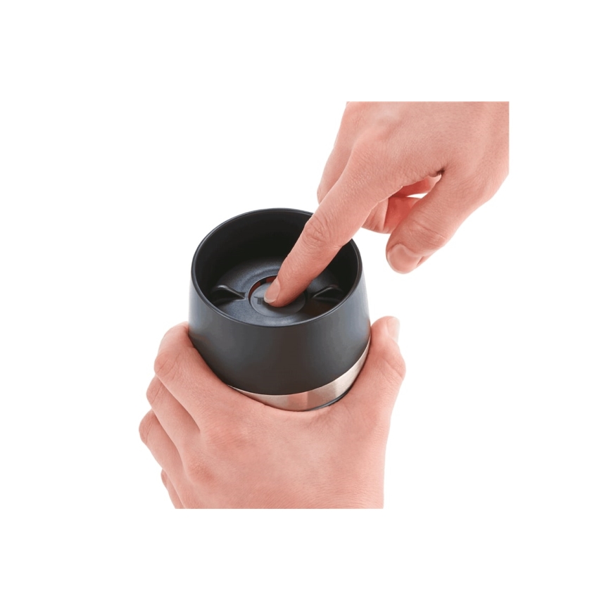 Tefal - Reismok 360 ml TRAVEL MUG roestvrij/donkerblauw