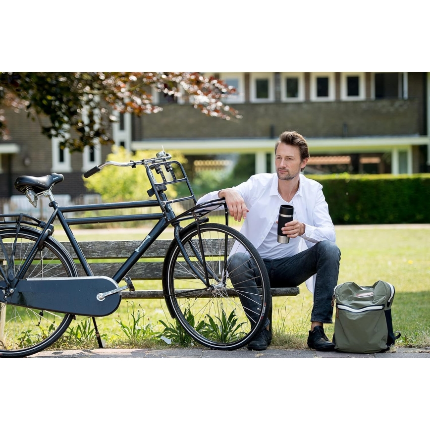 Tefal - Reismok 360 ml TRAVEL MUG roestvrij/zwart