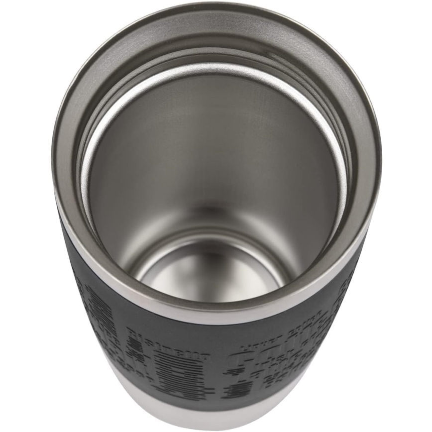 Tefal - Reismok 360 ml TRAVEL MUG roestvrij/zwart