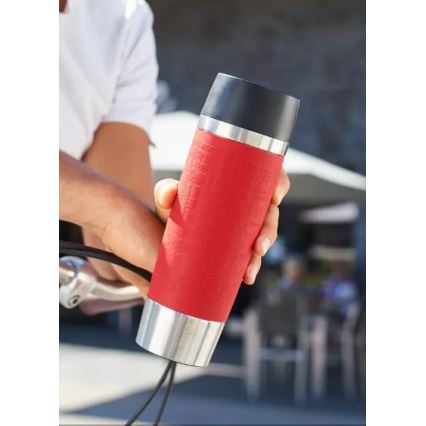 Tefal - Reismok 500 ml TRAVEL MUG roestvrij/rood