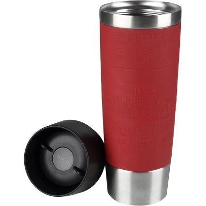 Tefal - Reismok 500 ml TRAVEL MUG roestvrij/rood