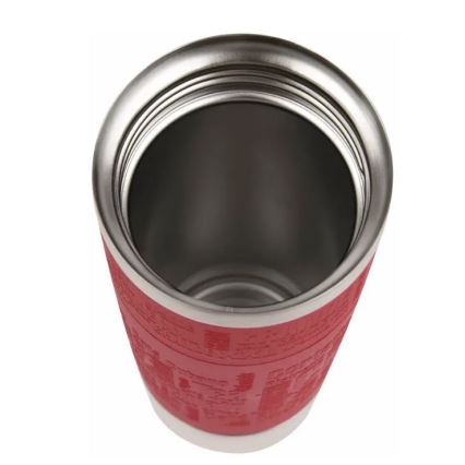 Tefal - Reismok 500 ml TRAVEL MUG roestvrij/rood