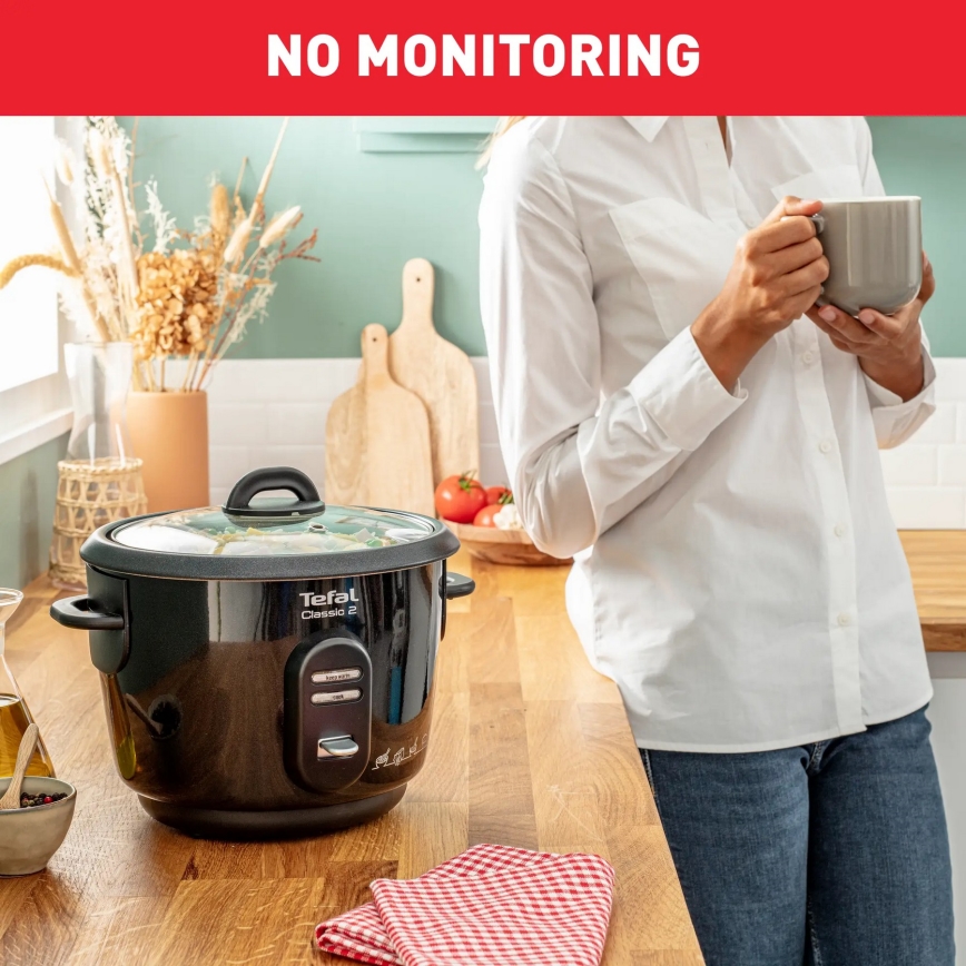 Tefal - Rijstkoker CLASSIC 500W/230V 3 l zwart